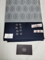 قماش كارتير صيفي لون كحلي 3005