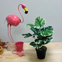 مركن لزرع صناعي اخضر وابيض