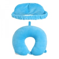 غطاء العين + وسادة شكل حرف U من شارع سمسم (كوكي مو...