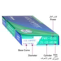 عدسات اير اوبتكس للاستجماتيزم (انحراف القرنية)- 3...