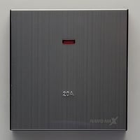 مفتاح سخان 20 امبير استيل بيانو