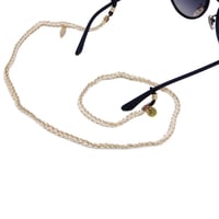 حبل تعليق نظارة ذهبي فاتح