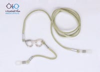حبل جلد تعليق للنظارات