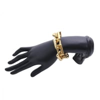 سوار للنساء جنزير سلسلة لون ذهبي شكل 1