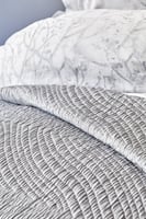 طقم مفارش مزدوج Kaori Gri مع بطانية شتوية