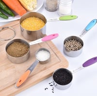 مجموعة اكواب وملاعق قياس 10 قطع في قوالب طهي من ال...