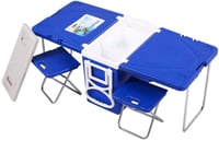 ثلاجة و طاولة للرحلات