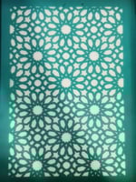 زخرفه هندسية عكس (10) شاشة حريرية