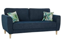 كنب 3 مقاعد West أزرق