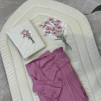 طقم صلاة باقة ورد وردي