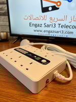 توصيلة 6في6 تحتوي على 6مخارج كهرباء و5منافذ شحن ذك...