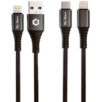 كيبل ايفون بي دي شحن سريع 30 واط + كيبل ايفون لايت...