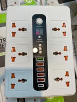 توصيلة 6في6 تحتوي على 6مخارج كهرباء و5منافذ شحن ذك...