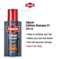 شامبو ألبيسين كافيين C1 محفز نمو الشعر 250ml