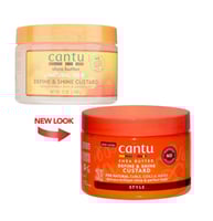 زبدة الشيا لتنعيم الشعر الطبيعي ولون الكاسترد 12 أ...