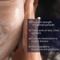 غسول رغوي لحب الشباب بنزويل بيروكسيد 10٪ من بانوكس...