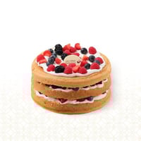 كيكة الفانيلا بحشوة الفواكهه الموسميه الطازجه ( 8ا...