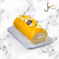 سويسرول المانجو كيك إسفنجي