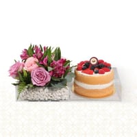 كيكة الفواكة 5 انش