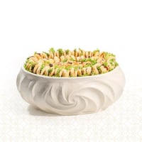 صينية اللؤلؤ بيضاوي معجنات - 63 قطعة