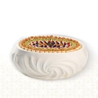 صينية اللؤلؤ بيضاوي تشيز تايني - 106 قطعة