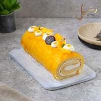 سويسرول المانجو كيك إسفنجي