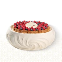 صينية اللؤلؤ بيضاوي كيكة العسل ميني - 90 قطعة