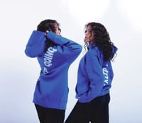 New blue oversize hoodie