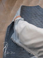 شرشف صلاة سحاب سماوي كروشيه يدوي اويا و الطرحة منف...