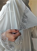 شرشف صلاة لف أوف وايت أويا فضي