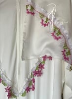 شرشف صلاة سستة أبيض مع أويا فوشي