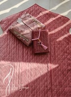 شرشف صلاة لف بنك بالكروشيه و ورد الأويا من لاجور