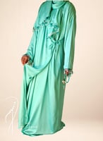 شرشف صلاة لف تيفني ستان مزين بأويا تركي يدوي من لا...