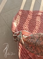 شرشف صلاة لف رسم باتيك بنك خربزي بنقشة اخضر و خربز...