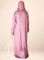 شرشف صلاة لف وردي مزين بالاويا الفاخر من لاجور