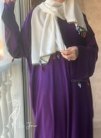 شرشف صلاة سحاب موف كروشيه عناقيد العنب و الطرحة من...