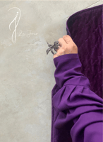 شرشف سادة موف بنفسجي سستة