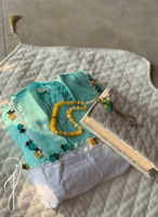 شرشف صلاة لف تفني بالكروشيه و الورد الاويا