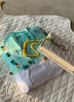 شرشف صلاة لف تفني بالكروشيه و الورد الاويا