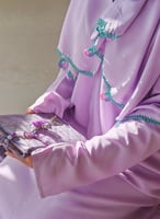 شرشف صلاة موف بسستة كروشيه حلزون يدوي من لاجور