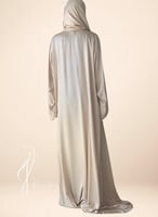 شرشف صلاة بيج سستة مزين بالكروشيه و الورد الاويا