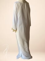 شرشف صلاة لف ابيض ستان اويا ذهبي من لاجور