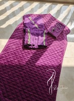 شرشف صلاة لف بنفسجى اويا فاخر و انيق