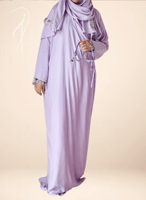 شرشف صلاة لف موف مزين بورد بأويا يدوي من لاجور