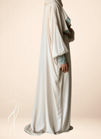 شرشف صلاة باتيك بيج و اخضر زيتي سستة.