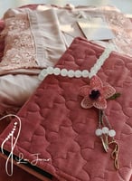 شرشف صلاة لف ستان بنك فاتح مزين بأويا يدوية