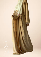 شرشف صلاة لف بيج كروشيه ملون يدوي طرحة متصلة