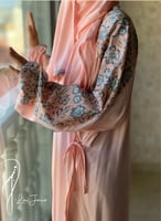 شرشف صلاة رسم باتيك لف وردي و ازرق سماوي و الطرحة...