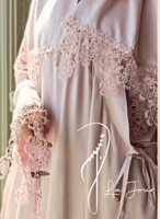 شرشف صلاة لاجور لف بنك باستال مزين بأويا يدوية فاخ...