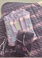 شرشف صلاة لف موف مزين بورد بأويا يدوي من لاجور